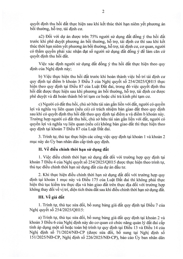 TOÀN VĂN: Nghị định 49/2026/NĐ-CP quy định chi tiết, hướng dẫn Nghị quyết 254/2025/QH15 tháo gỡ khó khăn, vướng mắc trong thi hành Luật Đất đai- Ảnh 33.