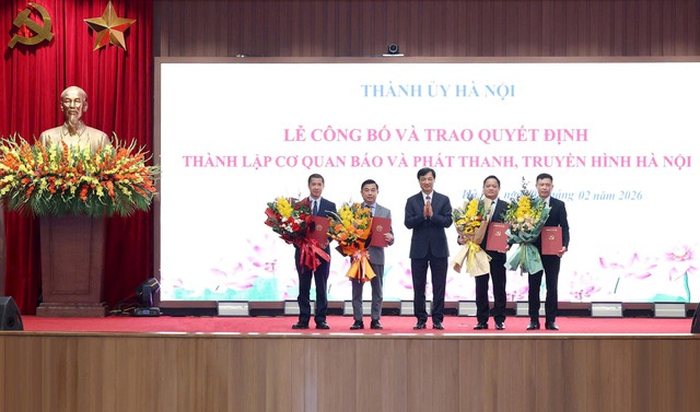 Sáp nhập 6 cơ quan báo chí, thành lập Cơ quan Báo và Phát thanh, Truyền hình Hà Nội- Ảnh 1.