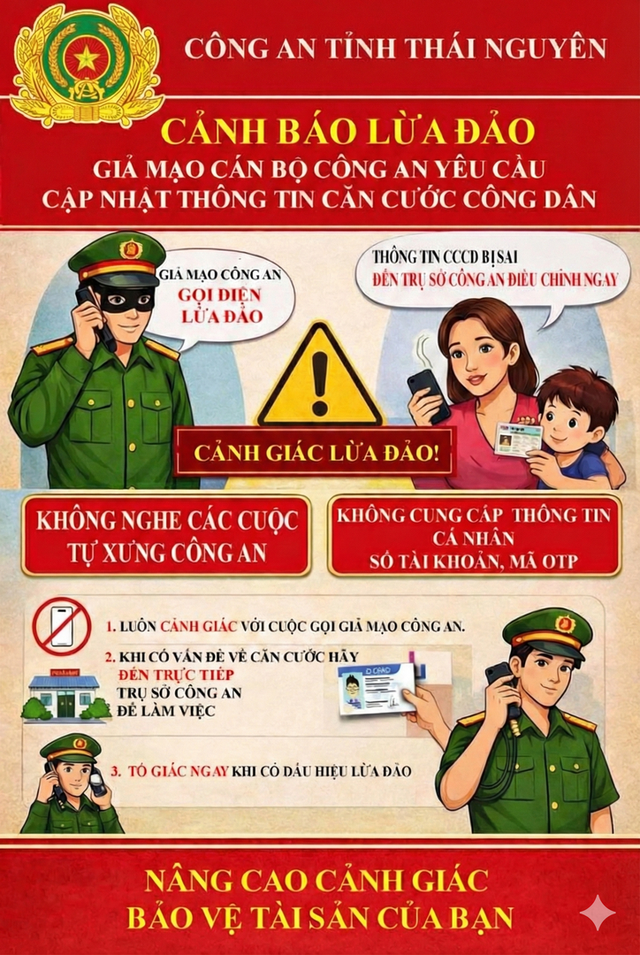 Cảnh báo lừa đảo: Giả danh cán bộ Công an yêu cầu cập nhật thông tin CCCD- Ảnh 1.