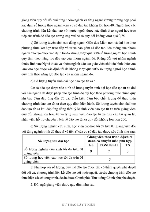 Đề xuất nhiều điểm mới trong xác định số lượng tuyển sinh đại học- Ảnh 8.