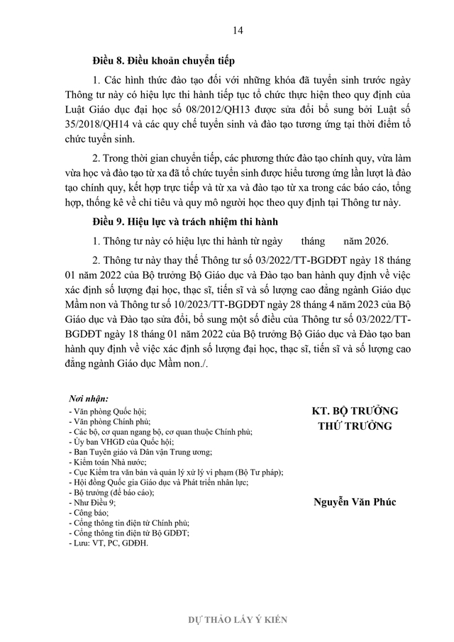 Đề xuất nhiều điểm mới trong xác định số lượng tuyển sinh đại học- Ảnh 14.