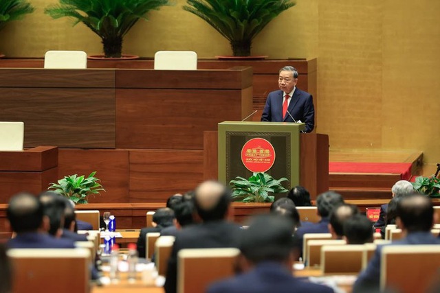 TOÀN VĂN: PHÁT BIỂU CHỈ ĐẠO CỦA TỔNG BÍ THƯ TÔ LÂM TẠI HỘI NGHỊ TOÀN QUỐC NGHIÊN CỨU, HỌC TẬP, QUÁN TRIỆT VÀ TRIỂN KHAI THỰC HIỆN NGHỊ QUYẾT ĐẠI HỘI XIV CỦA ĐẢNG- Ảnh 2.