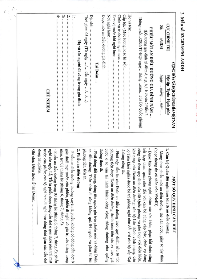 Chế độ an điều dưỡng, chế độ thông tin, tang lễ cho sĩ quan Quân đội nghỉ hưu- Ảnh 13.
