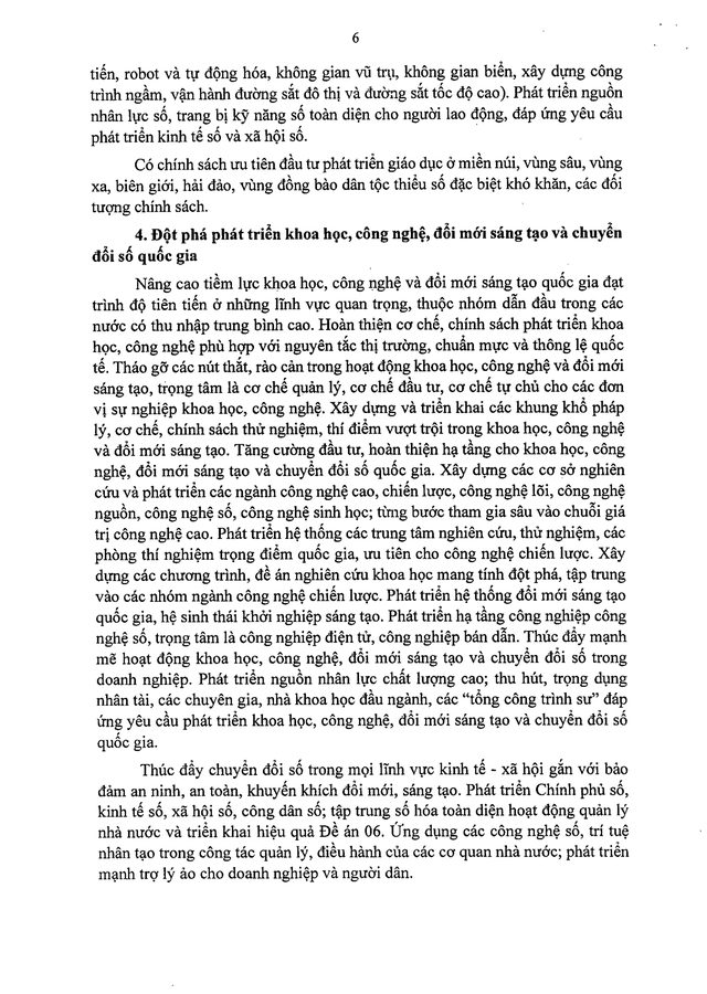 Nghị quyết 41/NQ-CP về Chương trình hành động của Chính phủ thực hiện Nghị quyết Đại hội đại biểu toàn quốc lần thứ XIV của Đảng- Ảnh 7.