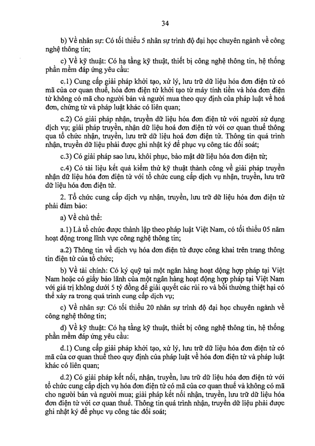 TOÀN VĂN: Dự thảo Nghị định quy định về hóa đơn điện tử, chứng từ điện tử- Ảnh 36. TOÀN VĂN: Dự thảo Nghị định quy định về hóa đơn điện tử, chứng từ điện tử- Ảnh 36.