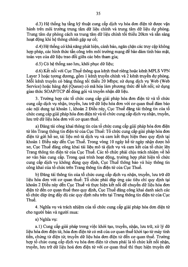 TOÀN VĂN: Dự thảo Nghị định quy định về hóa đơn điện tử, chứng từ điện tử- Ảnh 37. TOÀN VĂN: Dự thảo Nghị định quy định về hóa đơn điện tử, chứng từ điện tử- Ảnh 37.