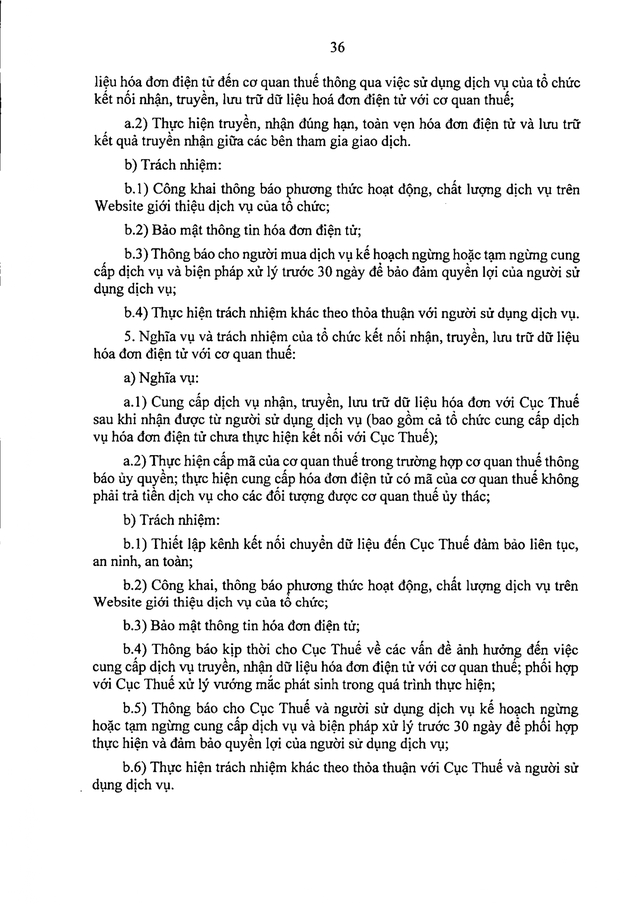 TOÀN VĂN: Dự thảo Nghị định quy định về hóa đơn điện tử, chứng từ điện tử- Ảnh 38. TOÀN VĂN: Dự thảo Nghị định quy định về hóa đơn điện tử, chứng từ điện tử- Ảnh 38.