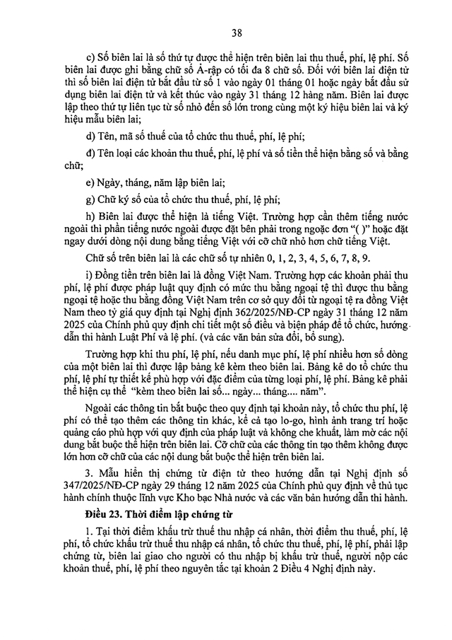 TOÀN VĂN: Dự thảo Nghị định quy định về hóa đơn điện tử, chứng từ điện tử- Ảnh 40. TOÀN VĂN: Dự thảo Nghị định quy định về hóa đơn điện tử, chứng từ điện tử- Ảnh 40.