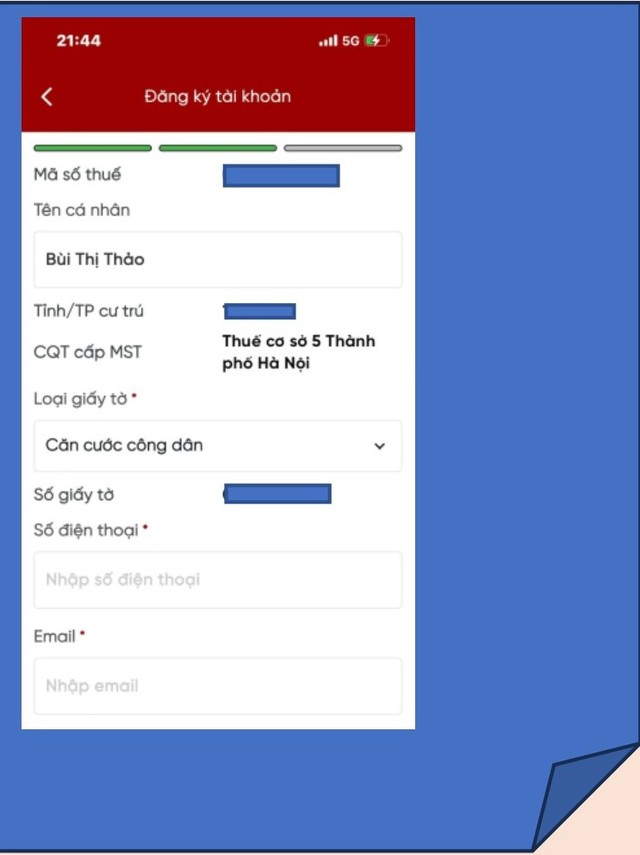 HƯỚNG DẪN ĐĂNG KÝ TÀI KHOẢN THUẾ - Ảnh 4.