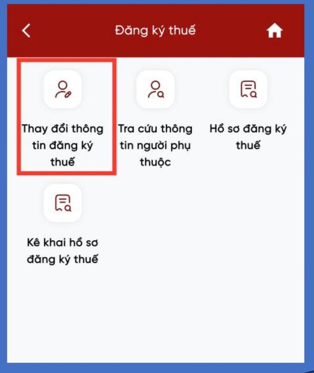 Hướng dẫn cập nhật thông tin đăng ký thuế trên Etax Mobile- Ảnh 2.