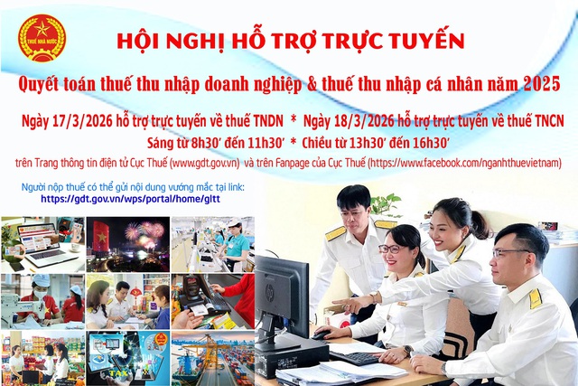 Hỗ trợ trực tuyến quyết toán thuế năm 2025- Ảnh 1.