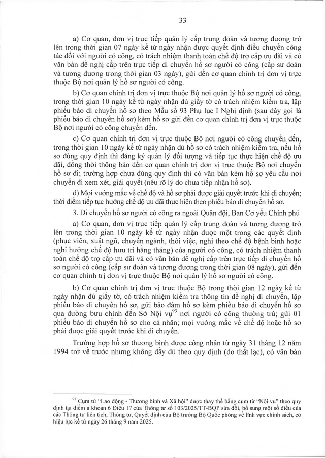 Quy trình công nhận, thực hiện chế độ ưu đãi với người có công thuộc trách nhiệm Bộ Quốc phòng- Ảnh 34.