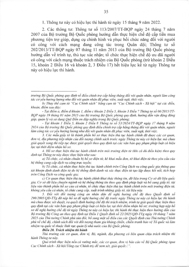 Quy trình công nhận, thực hiện chế độ ưu đãi với người có công thuộc trách nhiệm Bộ Quốc phòng- Ảnh 36.