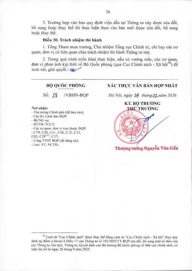 Quy trình công nhận, thực hiện chế độ ưu đãi với người có công thuộc trách nhiệm Bộ Quốc phòng- Ảnh 37.