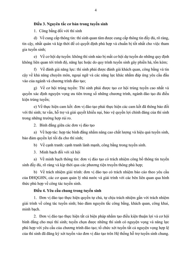 TOÀN VĂN: Quy chế TUYỂN SINH 2026 của Đại học Quốc gia Hà Nội- Ảnh 6. TOÀN VĂN: Quy chế TUYỂN SINH 2026 của Đại học Quốc gia Hà Nội- Ảnh 6.