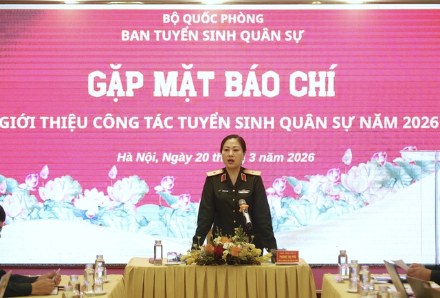 Tuyển sinh quân sự 2026: Thêm phương thức xét tuyển- Ảnh 1. Tuyển sinh quân sự 2026: Thêm phương thức xét tuyển- Ảnh 1.
