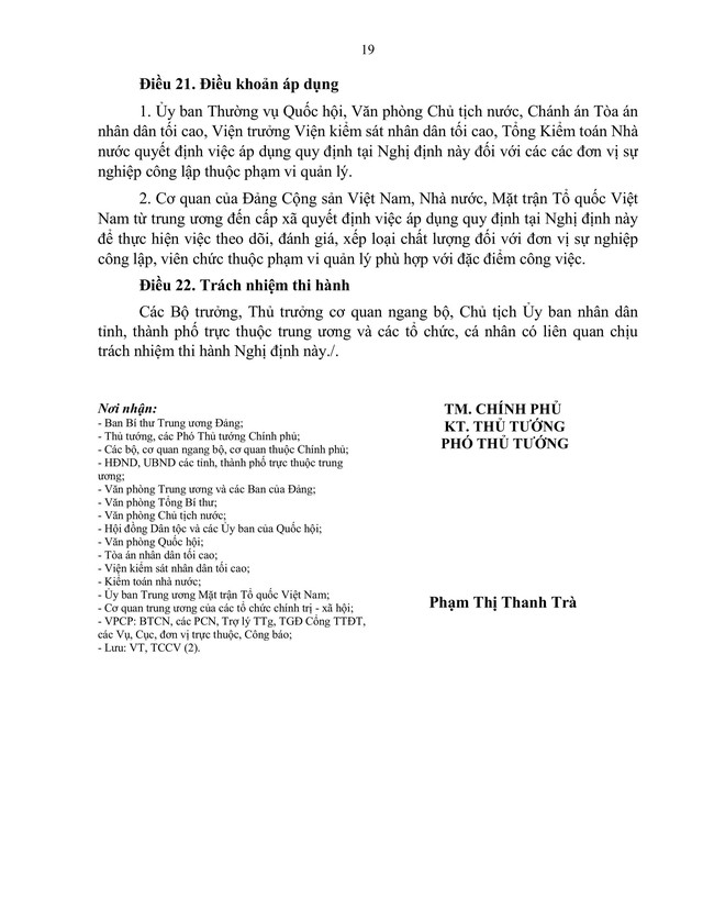TOÀN VĂN: Dự thảo Nghị định quy định khung tiêu chí đánh giá, xếp loại chất lượng đơn vị sự nghiệp công lập và viên chức- Ảnh 19.