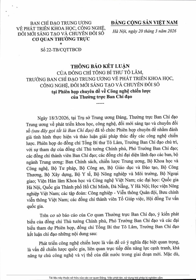 PHÁT TRIỂN CÔNG NGHỆ CHIẾN LƯỢC: TỔ CHỨC THỰC HIỆN QUYẾT LIỆT 6 ĐỊNH HƯỚNG LỚN và 6 VIỆC CẦN LÀM NGAY- Ảnh 3.