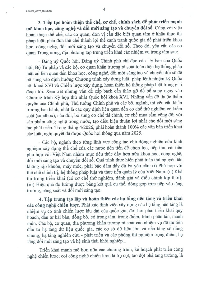 Thông báo số 20-TB/CQTTBCĐ: Quyết liệt triển khai 7 nhóm nhiệm vụ trọng tâm về phát triển khoa học, công nghệ, đổi mới sáng tạo và chuyển đổi số- Ảnh 8.