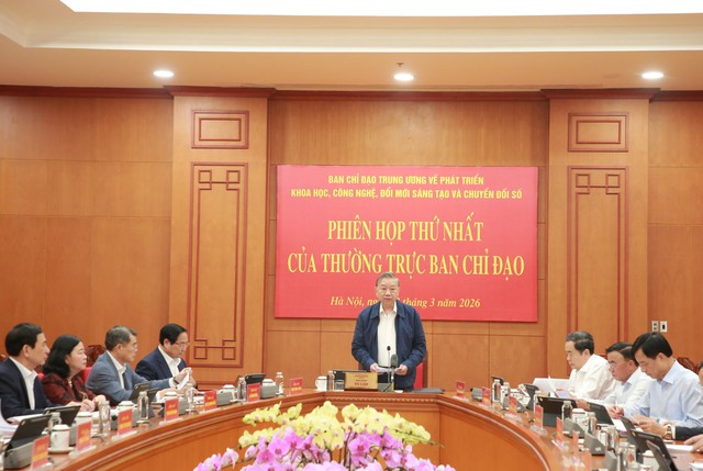 Thông báo số 20-TB/CQTTBCĐ: Quyết liệt triển khai 7 nhóm nhiệm vụ trọng tâm về phát triển khoa học, công nghệ, đổi mới sáng tạo và chuyển đổi số- Ảnh 1.