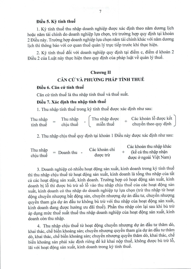 Văn bản hợp nhất số 61/VBHN-VPQH về Luật Thuế thu nhập Doanh nghiệp- Ảnh 7.