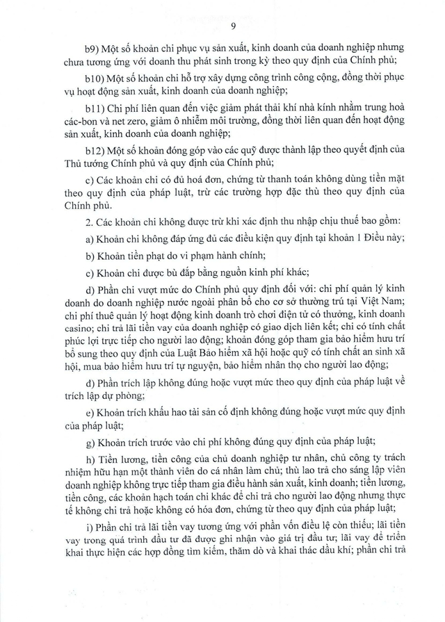Văn bản hợp nhất số 61/VBHN-VPQH về Luật Thuế thu nhập Doanh nghiệp- Ảnh 9.