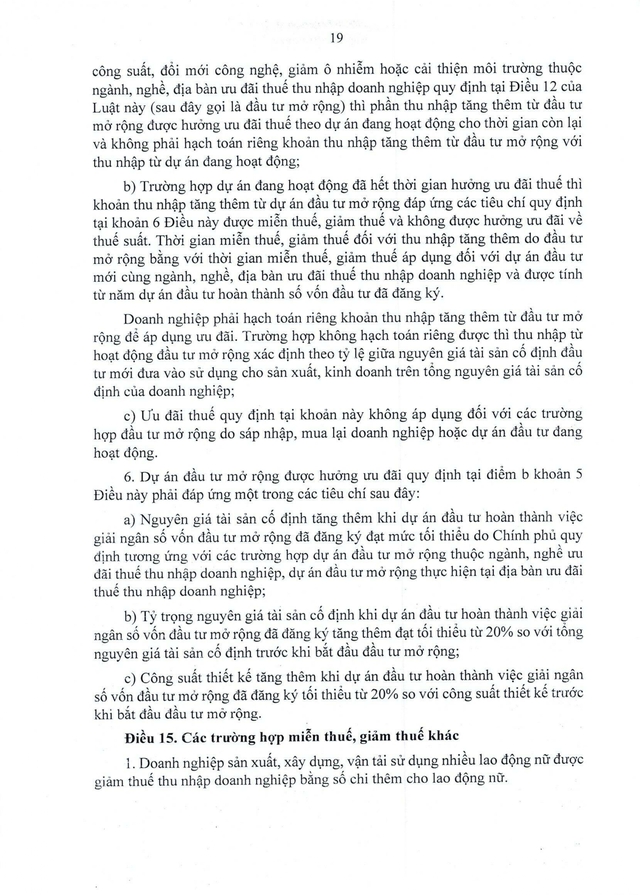 Văn bản hợp nhất số 61/VBHN-VPQH về Luật Thuế thu nhập Doanh nghiệp- Ảnh 19.