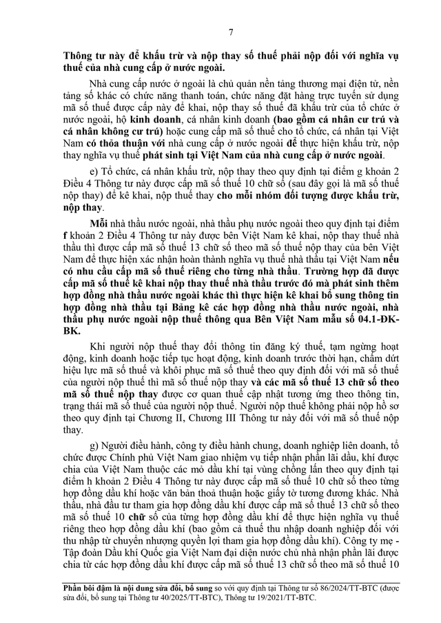 TOÀN VĂN: Dự thảo Thông tư về đăng ký thuế- Ảnh 7.