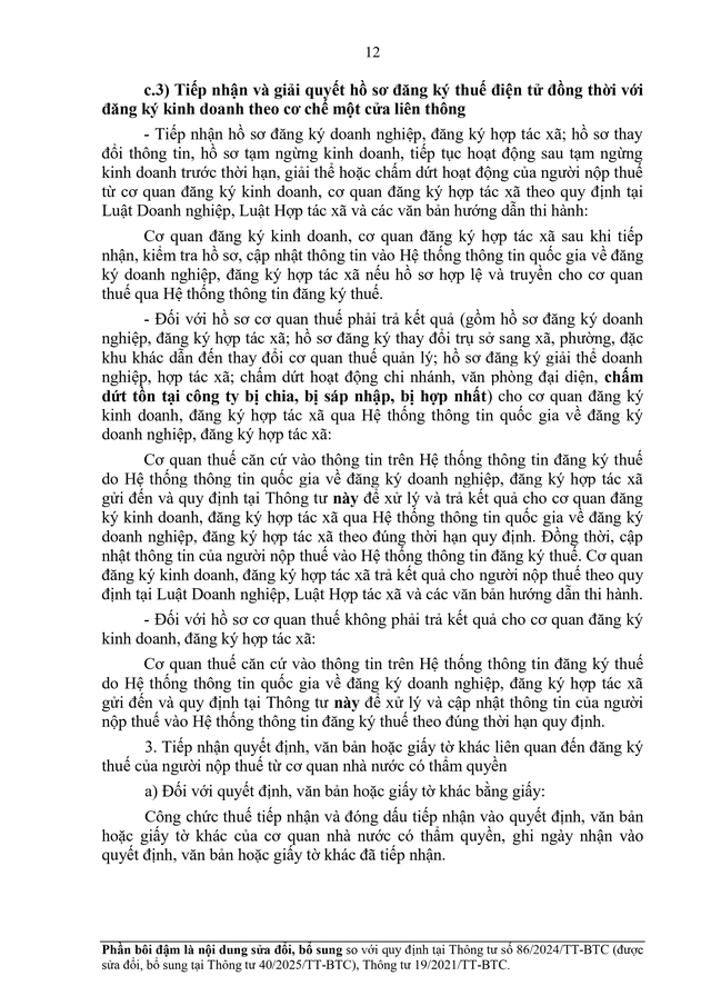 TOÀN VĂN: Dự thảo Thông tư về đăng ký thuế- Ảnh 12.