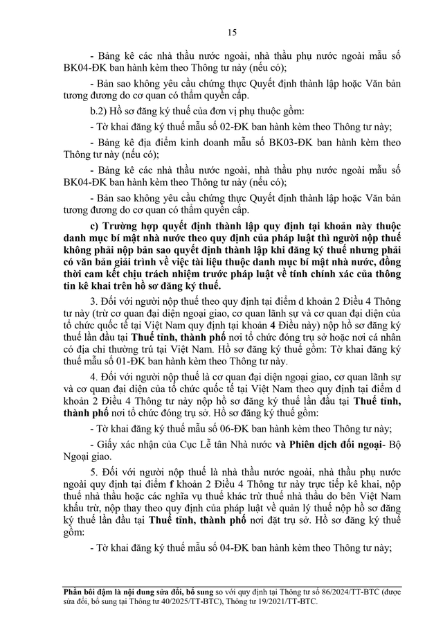 TOÀN VĂN: Dự thảo Thông tư về đăng ký thuế- Ảnh 15.