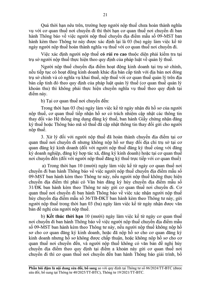 TOÀN VĂN: Dự thảo Thông tư về đăng ký thuế- Ảnh 21.