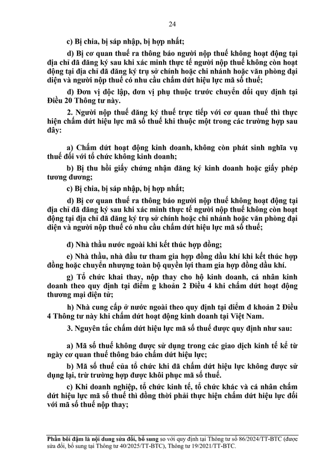 TOÀN VĂN: Dự thảo Thông tư về đăng ký thuế- Ảnh 24.
