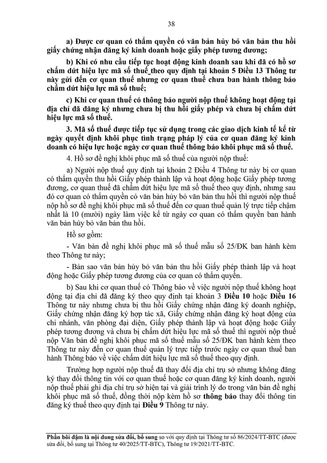 TOÀN VĂN: Dự thảo Thông tư về đăng ký thuế- Ảnh 38.