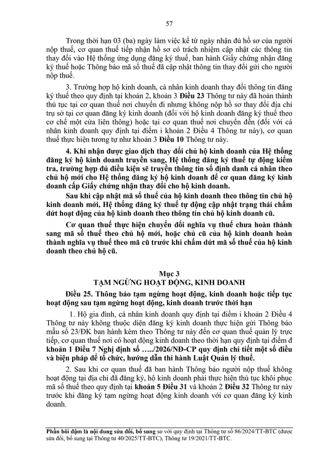 TOÀN VĂN: Dự thảo Thông tư về đăng ký thuế- Ảnh 57.