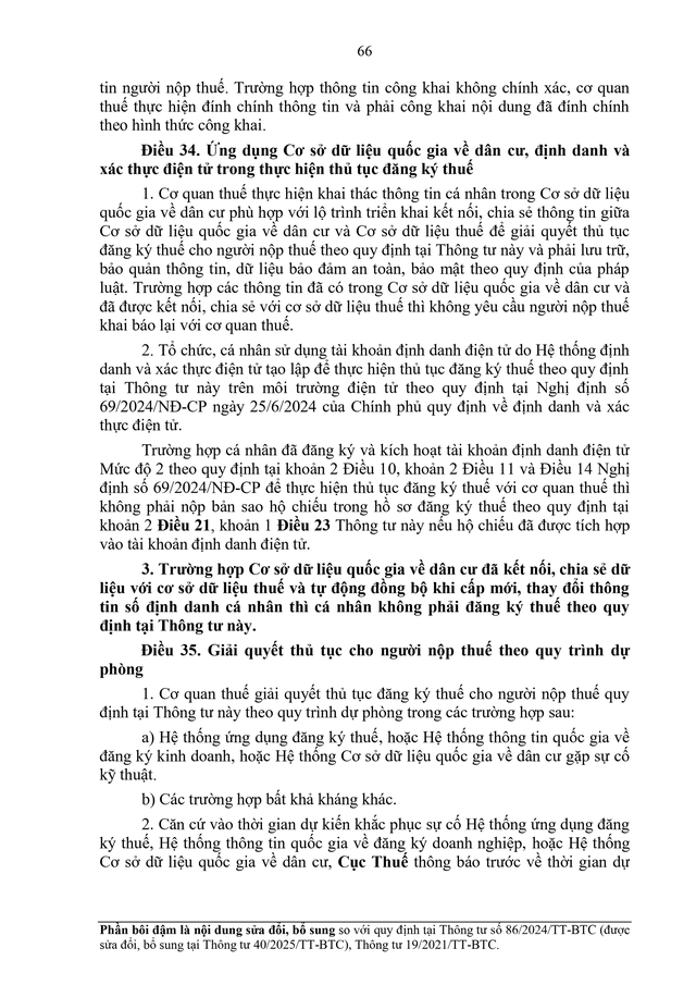 TOÀN VĂN: Dự thảo Thông tư về đăng ký thuế- Ảnh 66.