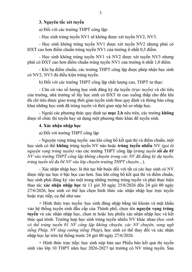Hướng dẫn tuyển sinh vào lớp 10 trung học phổ thông năm học 2026-2027 của TP Hà Nội- Ảnh 30.