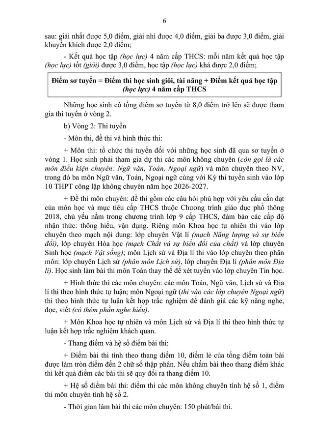 Hướng dẫn tuyển sinh vào lớp 10 trung học phổ thông năm học 2026-2027 của TP Hà Nội- Ảnh 33.