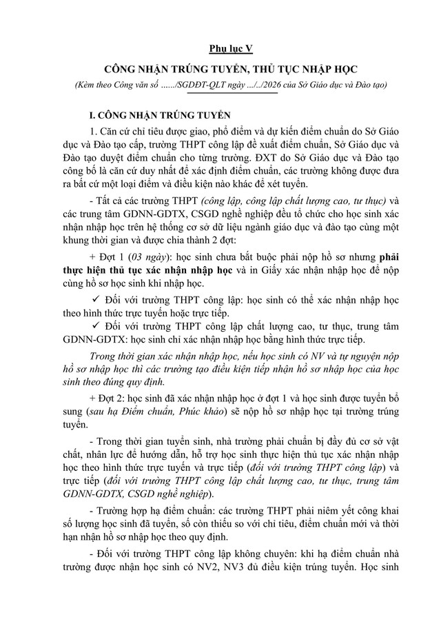 Hướng dẫn tuyển sinh vào lớp 10 trung học phổ thông năm học 2026-2027 của TP Hà Nội- Ảnh 51.