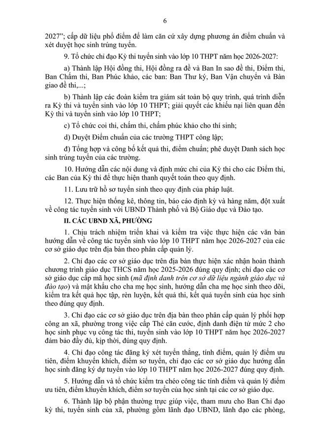 Hướng dẫn tuyển sinh vào lớp 10 trung học phổ thông năm học 2026-2027 của TP Hà Nội- Ảnh 7.