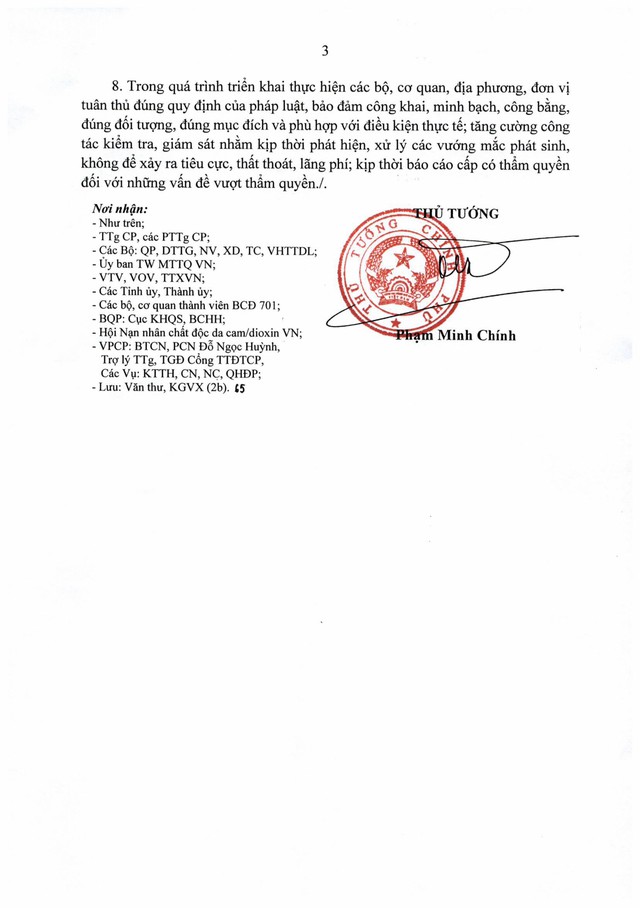 THỦ TƯỚNG: Hỗ trợ XÓA NHÀ TẠM, NHÀ DỘT NÁT cho CON ĐẺ CỦA NGƯỜI HOẠT ĐỘNG KHÁNG CHIẾN BỊ NHIỄM CHẤT ĐỘC HÓA HỌC- Ảnh 4.