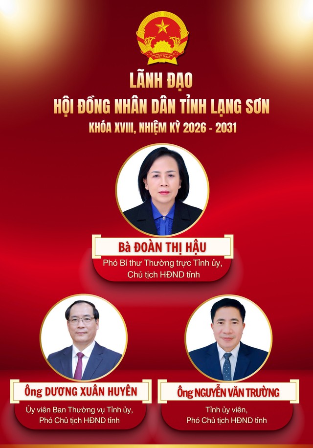 Danh sách Chủ tịch, Phó Chủ tịch HĐND, UBND tỉnh Lạng Sơn nhiệm kỳ mới- Ảnh 2.