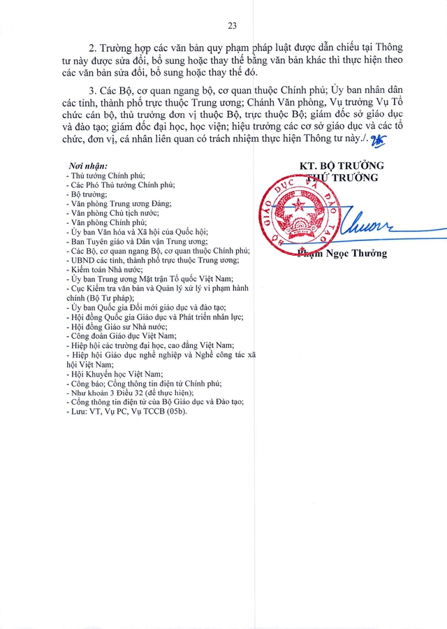 TOÀN VĂN: Thông tư 07/2026/TT-BGDĐT về lĩnh vực thi đua, khen thưởng với ngành Giáo dục- Ảnh 24. TOÀN VĂN: Thông tư 07/2026/TT-BGDĐT về lĩnh vực thi đua, khen thưởng với ngành Giáo dục- Ảnh 24.