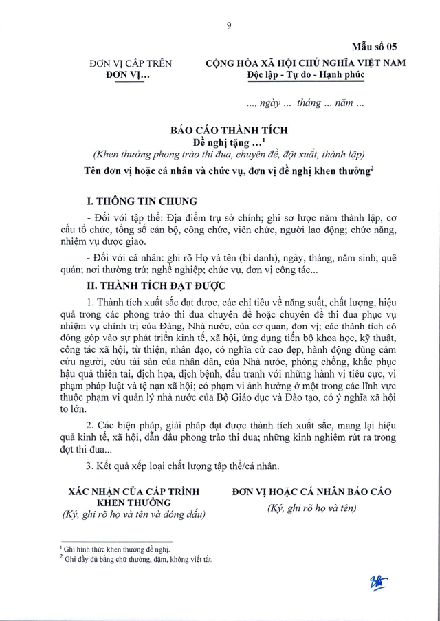 TOÀN VĂN: Thông tư 07/2026/TT-BGDĐT về lĩnh vực thi đua, khen thưởng với ngành Giáo dục- Ảnh 33. TOÀN VĂN: Thông tư 07/2026/TT-BGDĐT về lĩnh vực thi đua, khen thưởng với ngành Giáo dục- Ảnh 33.