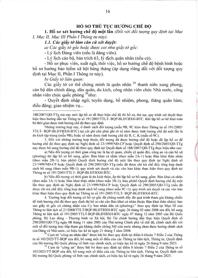 Chế độ chính sách với đối tượng trực tiếp tham gia kháng chiến chống Mỹ nhưng chưa được hưởng chính sách- Ảnh 16.