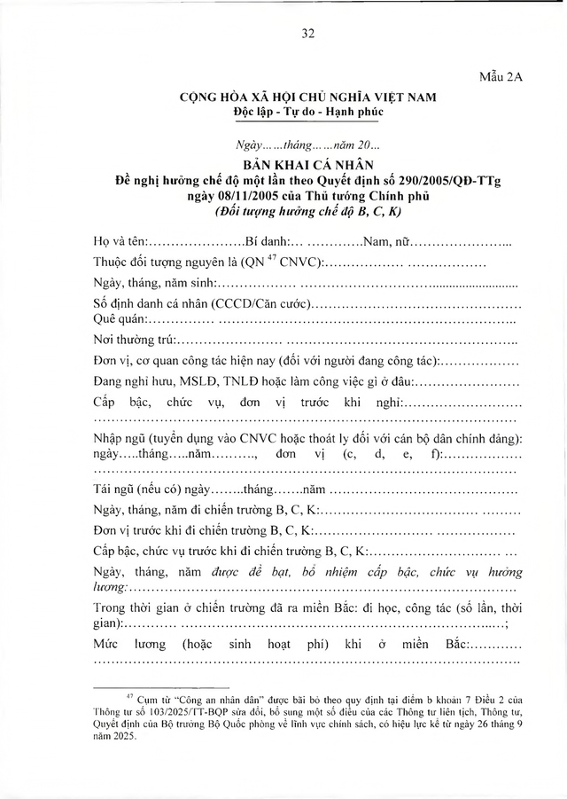 Chế độ chính sách với đối tượng trực tiếp tham gia kháng chiến chống Mỹ nhưng chưa được hưởng chính sách- Ảnh 37.