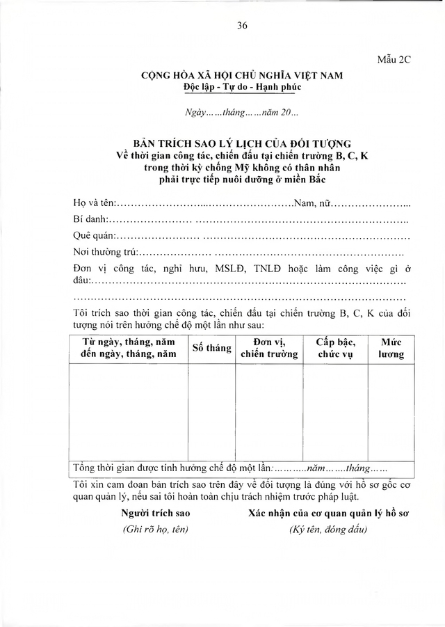 Chế độ chính sách với đối tượng trực tiếp tham gia kháng chiến chống Mỹ nhưng chưa được hưởng chính sách- Ảnh 34.