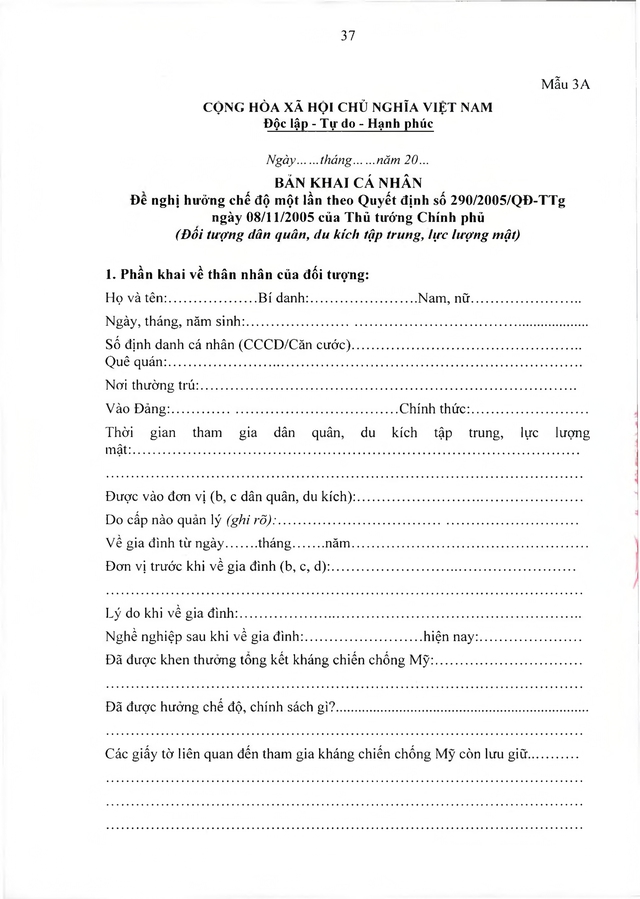 Chế độ chính sách với đối tượng trực tiếp tham gia kháng chiến chống Mỹ nhưng chưa được hưởng chính sách- Ảnh 31.