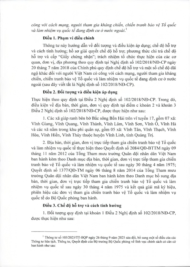 Chế độ với người Việt Nam có công, làm nhiệm vụ quốc tế đang định cư ở nước ngoài- Ảnh 2.