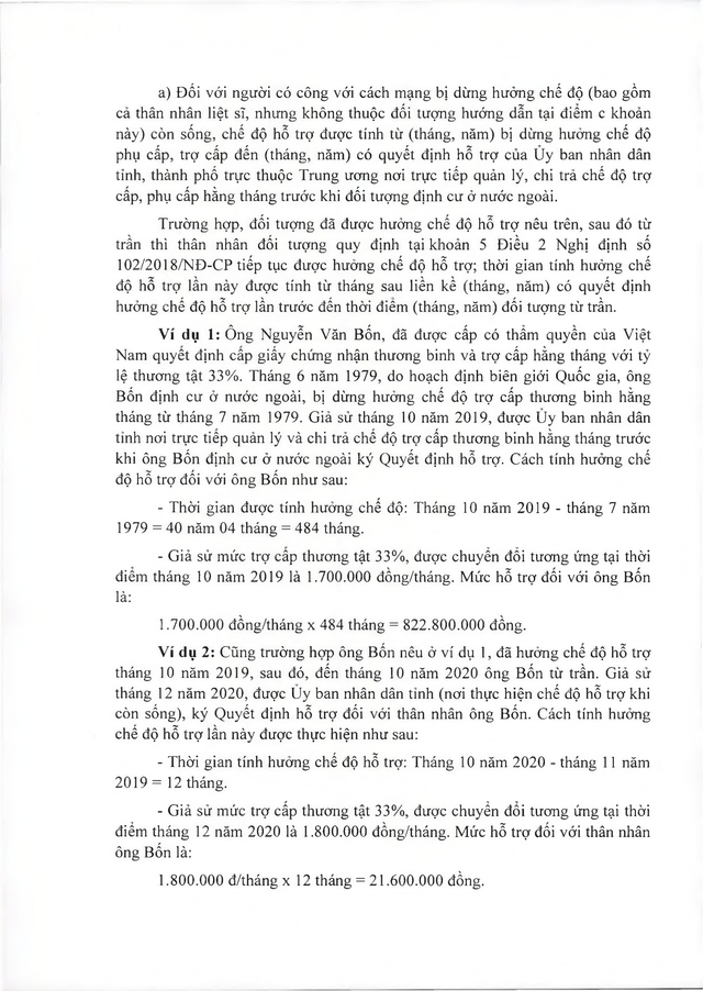 Chế độ với người Việt Nam có công, làm nhiệm vụ quốc tế đang định cư ở nước ngoài- Ảnh 3.