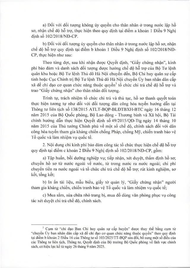 Chế độ với người Việt Nam có công, làm nhiệm vụ quốc tế đang định cư ở nước ngoài- Ảnh 9.